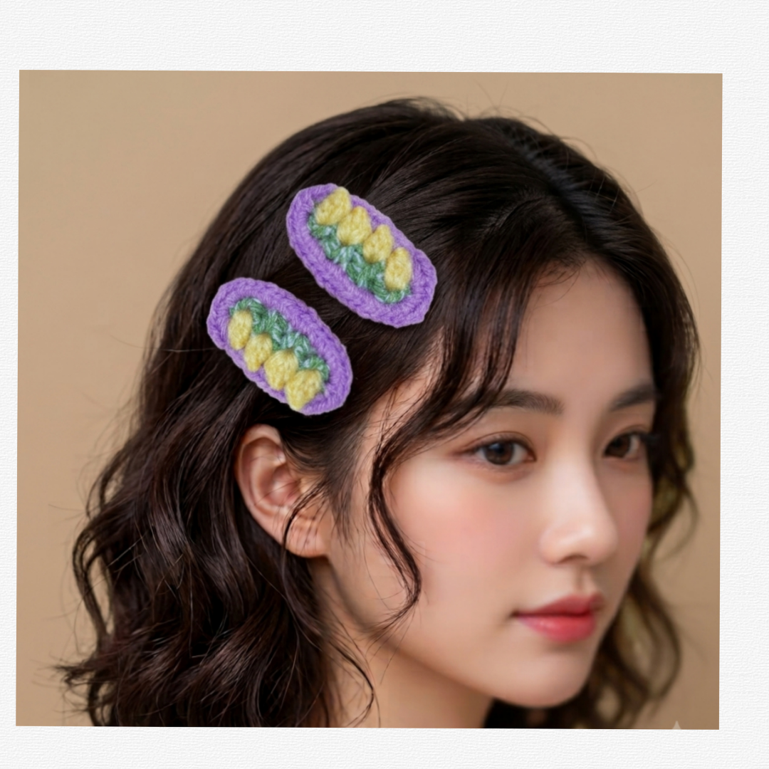 Crochet hair Clip