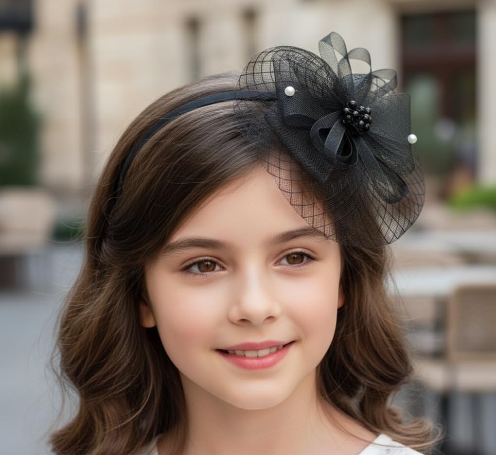 2 in 1 Hair Clip & Hair Band, Alligator Clip, for girls and kids Color Black