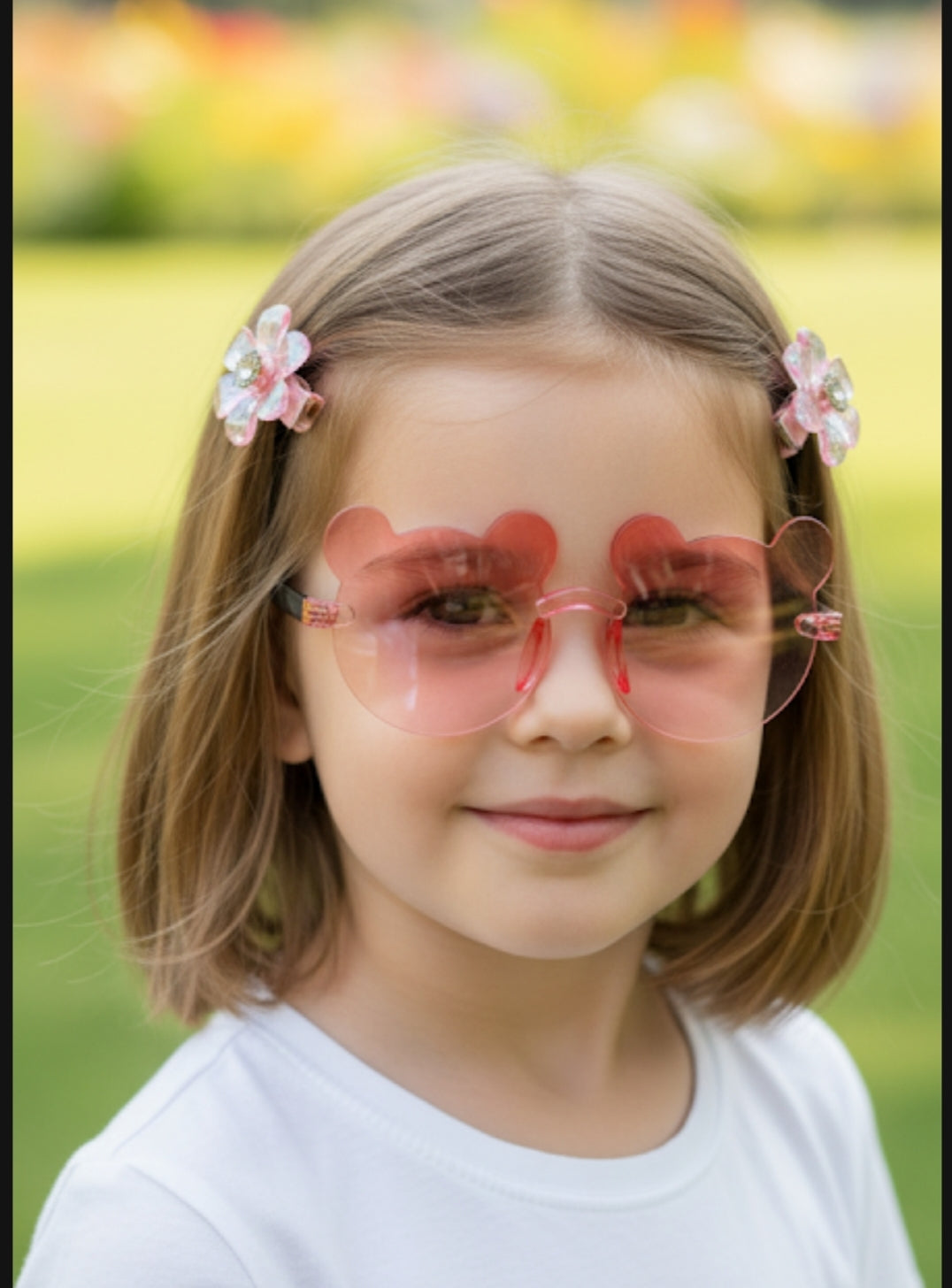 Combo Of Hair Clip With Sunglasses for Kids, Hair Accessories