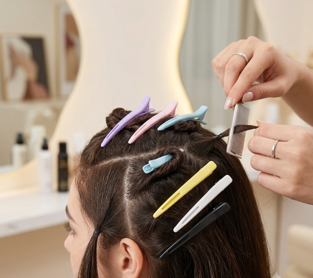 Kishmehar Cute  Alligator Hair Clips Set –& Bookmarks for Girls Hair Clip (Multicolor)
