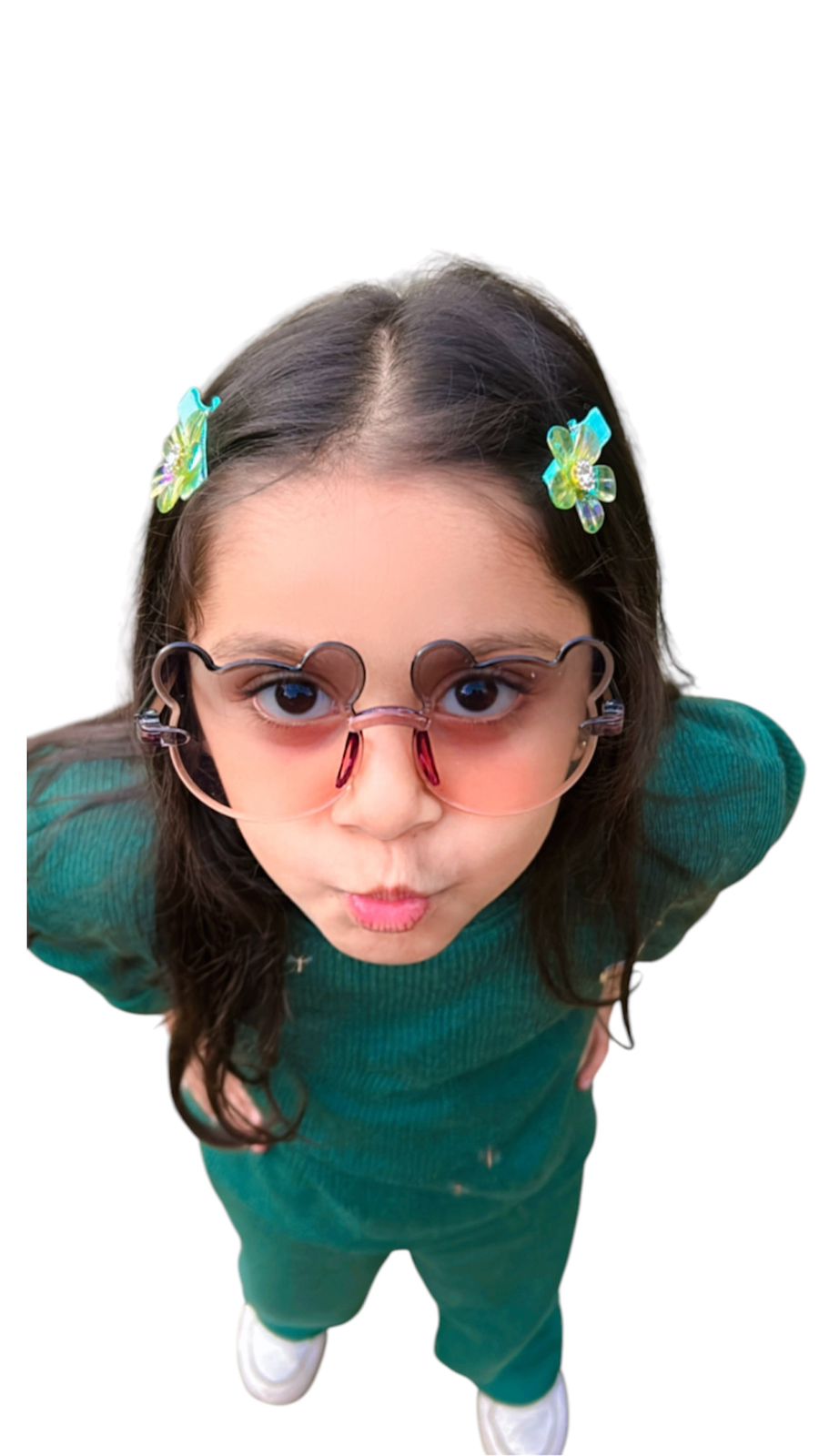 Combo Of Hair Clip With Sunglasses for Kids, Hair Accessories