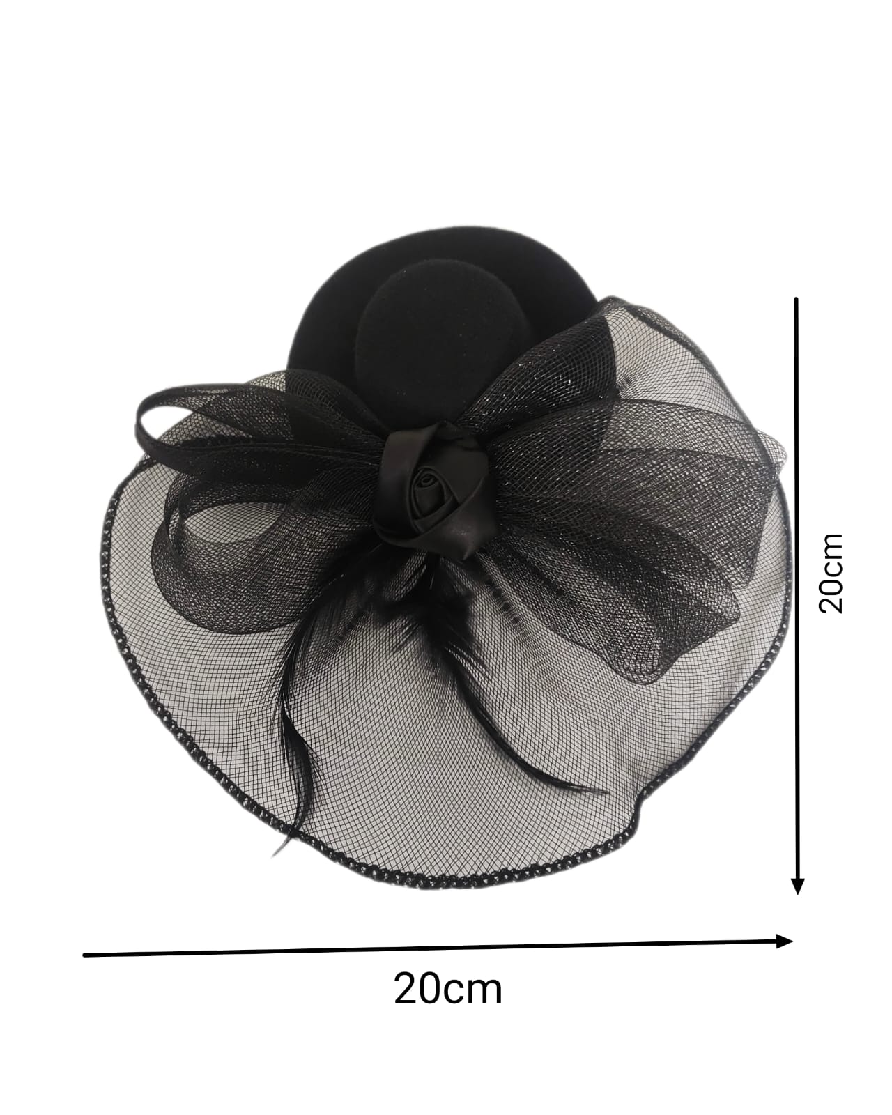 Fascinator, Alligator Clip, Hair Clip for girls and kids Color Off White